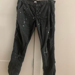 Black cargo pants from NSF